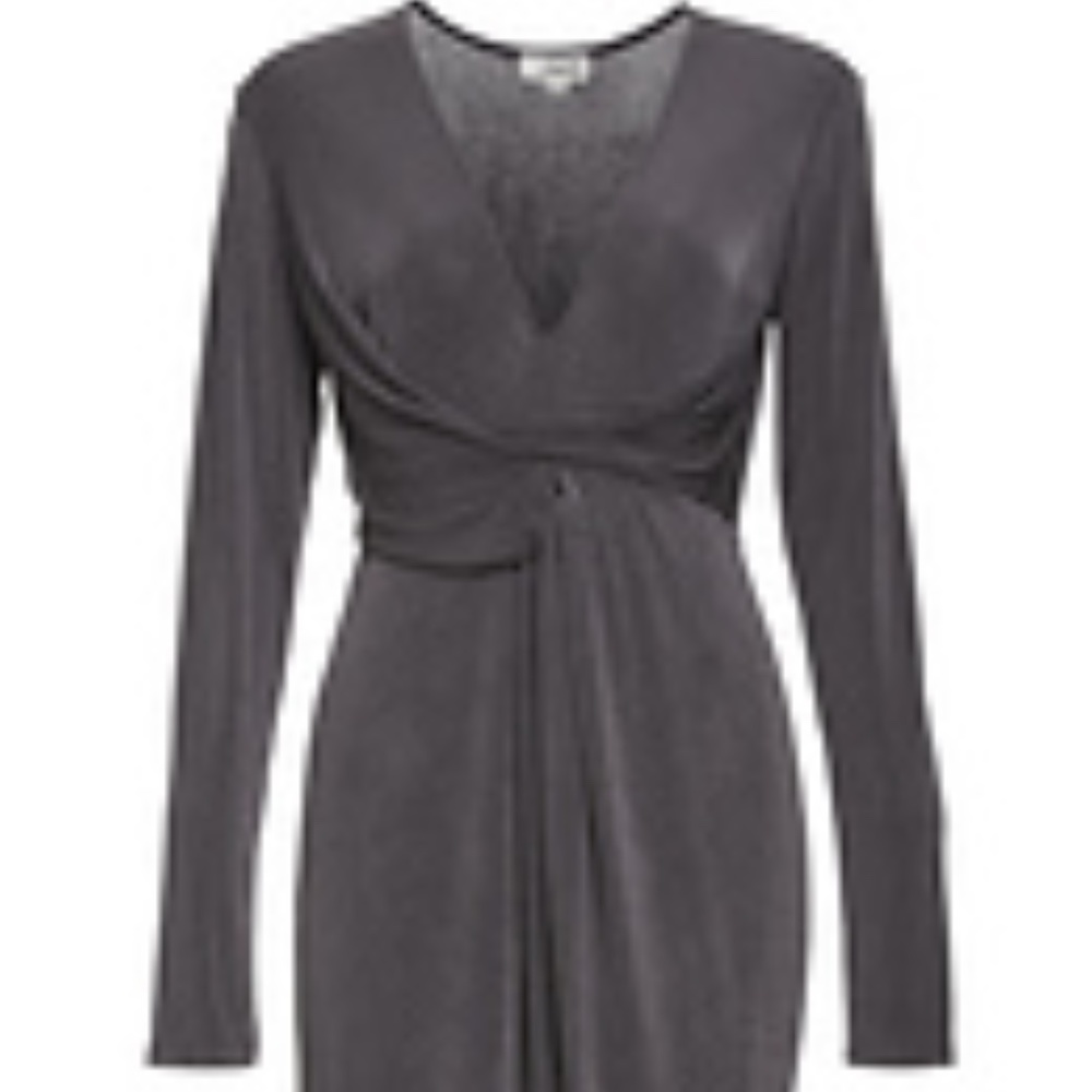 NWT- V-NECK TWIST KNIT DRESS- size Medium